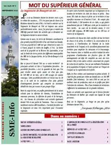 Dernier bulletin SME-Info, édition septembre 2016 