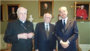 Hommages à monsieur le chanoine Marc Bouchard de la part de l'Ordre équestre du Saint Sépulcre de Jérusalem